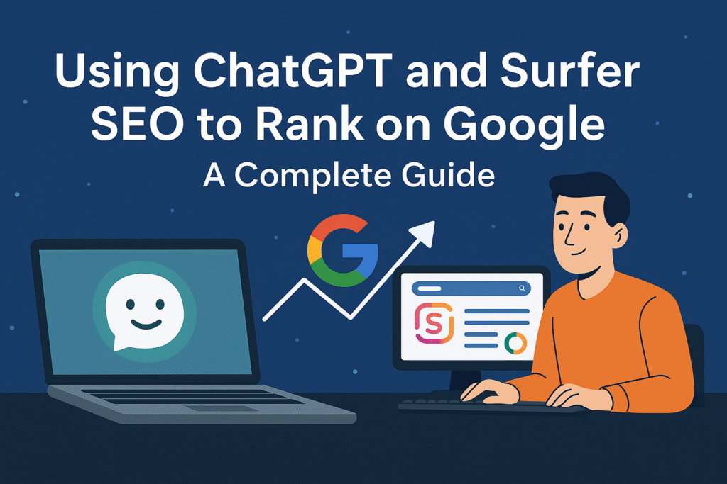 chatgpt and surfer seo to help to rank on google